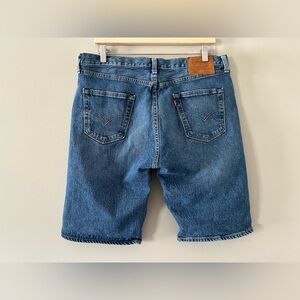 Levi’s 501 button fly jorts W 34 Classic Blue Denim Jean Men's Shorts